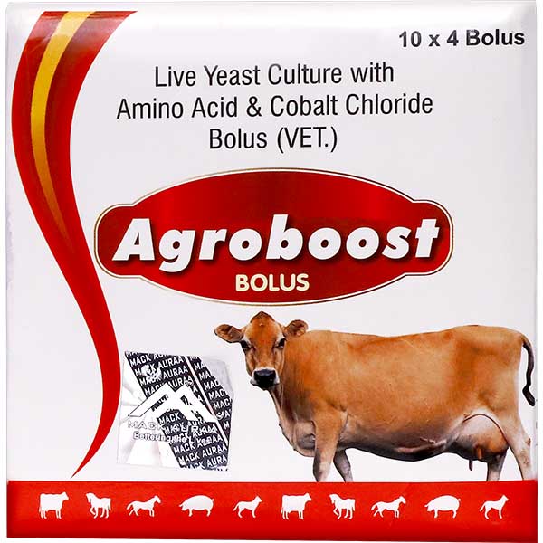 Agroboost Bolus – 40 Tabs Feed Supplement Manufacturer, Exporter, Supplier  in Nashik India | Mack Auraa Healthcare