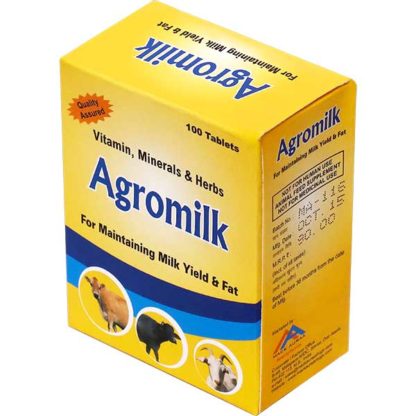 Agromilk tab for maintaining milk yield and fat